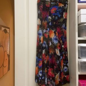 floral Maxi skirt